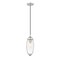Z-Lite Arden Pendant, 1-Light, 4.5 In.W x 12 In.H, Brushed Nickel/Clear 651P-BN - alternate 2